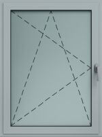 Okno z okuciem rozwierno-uchylnym