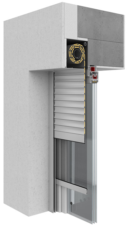 OKNAKRAK&Oacute;W.pl - montaż rolety podtynkowej do cofniętego nadproża