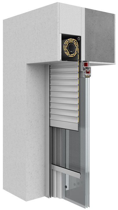 OKNAKRAK&Oacute;W.pl - montaż rolety podtynkowej do muru