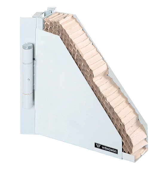 OKNAKRAK&Oacute;W.pl - wypełnienie kartonem kom&oacute;rkowym (plaster miodu) technicznych drzwi płaszczowych