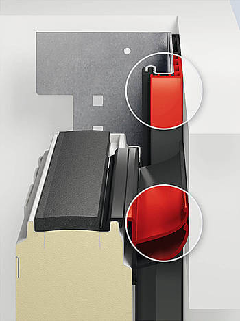 bramy z uszczelkami termicznymi, Hormann ThermoFrame