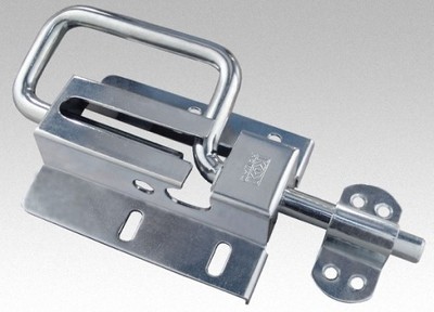 rygiel ręczny, zasuwa do bram garażowych i przemysłowych