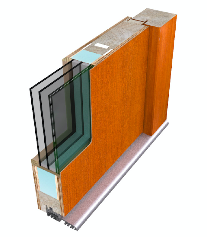 OKNAKRAK&Oacute;W.pl - przekr&oacute;j i budowa zewnętrznych drzwi drewnianych