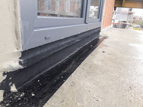 Wykonane uszczelnienie przeciwwilgociowe