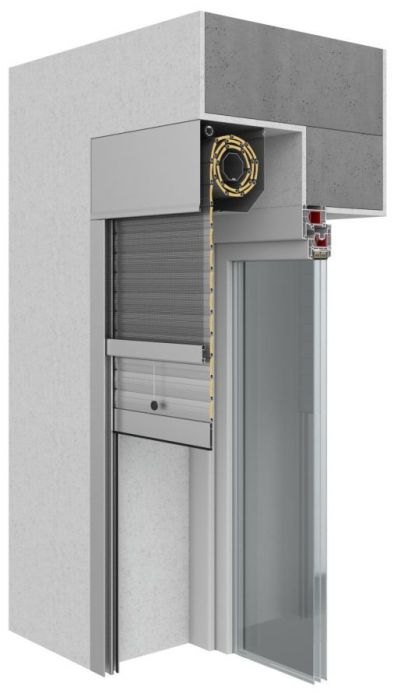 OKNAKRAK&Oacute;W.pl - montaż rolety adaptacyjnej w niszy okiennej ze zlicowaniem szkrzynki