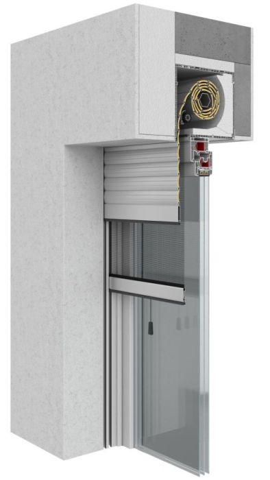 OKNAKRAK&Oacute;W.pl - montaż zewnętrznej rolety nadstawnej 