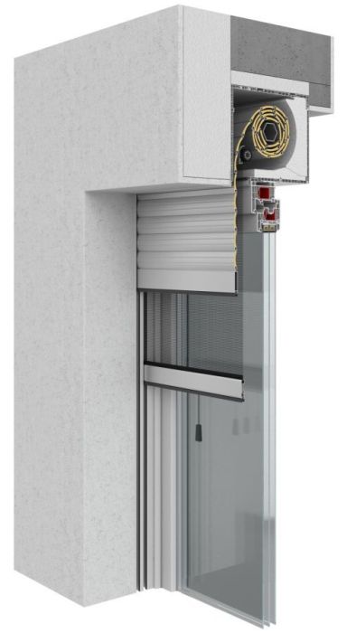 OKNAKRAK&Oacute;W.pl - montaż zewnętrznej rolety nadstawnej 