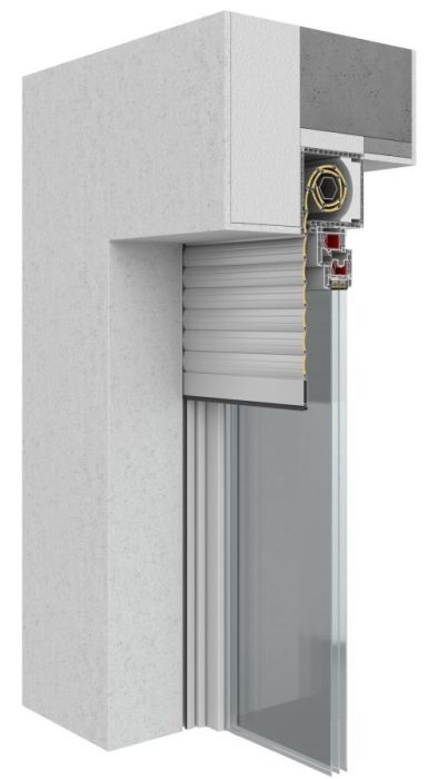 OKNAKRAK&Oacute;W.pl - montaż zewnętrznej rolety nadstawnej 