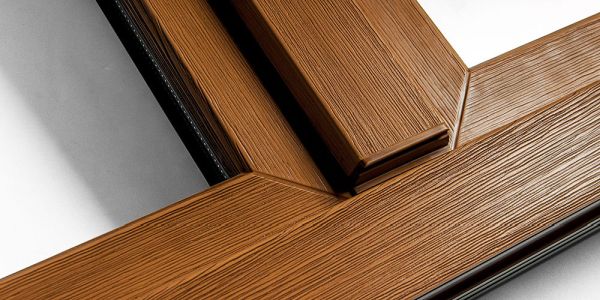 Okna PVC z okleiną drewnopodobną Real Wood