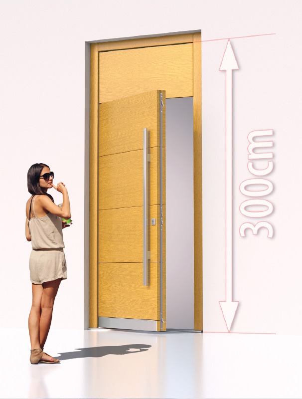 OKNAKRAK&Oacute;W.pl - zewnętrzne drzwi drewniane w niestandardowej wysokości