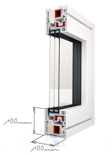 Okno z niewidocznym skrzydłem Artline